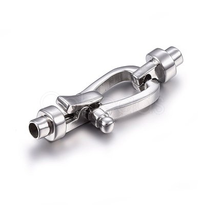 Tarnish Resistant 304 Stainless Steel Clasps STAS-E440-83P-1