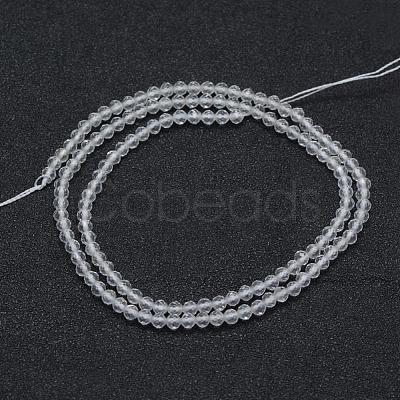 Natural Quartz Crystal Beads Strands G-E411-28-3mm-1