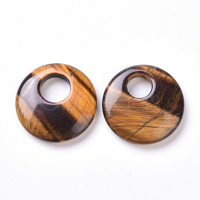 Natural Tiger Eye Pendants G-F708-05A-1