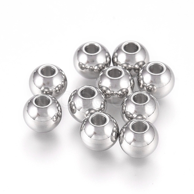 Tarnish Resistant 316 Surgical Stainless Steel Beads STAS-I144-01C-1