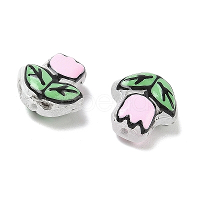 Transparent Glass Enamel Beads LAMP-C023-01D-1