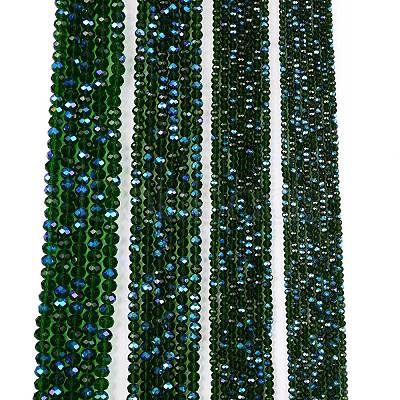 Electroplate Glass Beads Strands LS-EGLA-A044-T6mm-L24-1