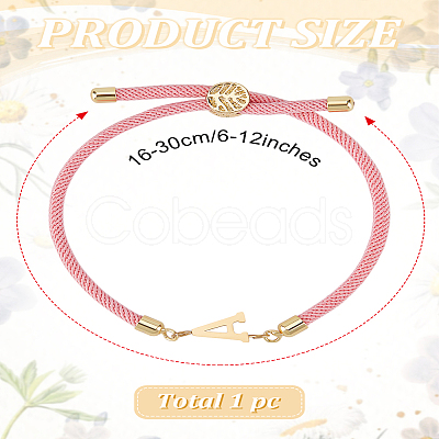 1Pc Adjustable Nylon Cord Slider Bracelets for Women BJEW-LP0001-32A-03-1