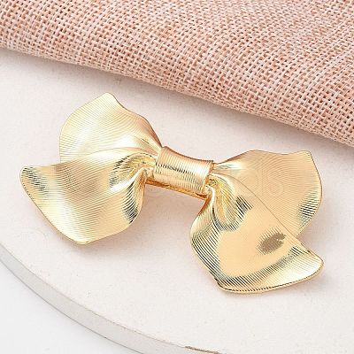 Texture Alloy Hair Barrettes AJEW-M043-01G-01-1