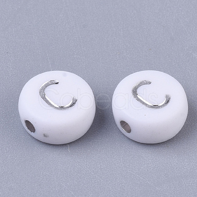 Plating Acrylic Beads X-PACR-R243-04C-1