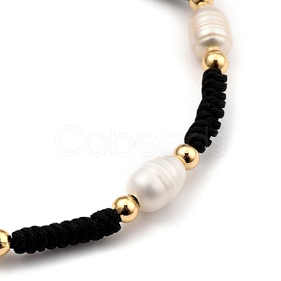 Adjustable Nylon Thread Braided Beads Bracelets BJEW-JB05384-02-1