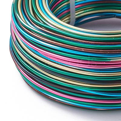5 Segment Colors Round Aluminum Craft Wire AW-E002-2mm-B07-1