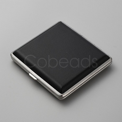 30 Grids Square PU Leather Diamond Display Boxes CON-WH0085-60-1