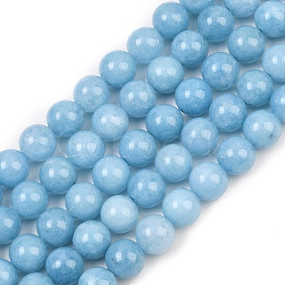 Dyed Natural White Jade Beads Strands GG-CBAD029-A05-8mm-1
