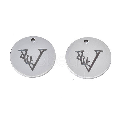 Non-Tarnish 304 Stainless Steel Charms STAS-T059-26P-V-1
