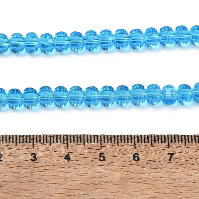 Transparent Glass Beads Strands GLAA-G125-01A-05-1