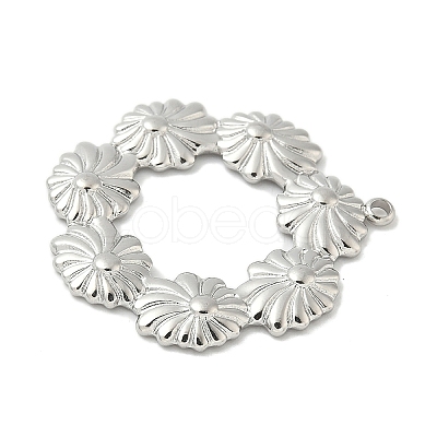 304 Stainless Steel Pendants STAS-L293-09C-P-1
