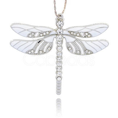 Alloy Enamel Dragonfly Big Pendants X-ENAM-L034-04P-1