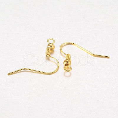 Iron Earring Hooks E135-G-1