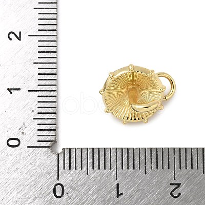 Brass Enamel Charms KK-C110-30G-03-1