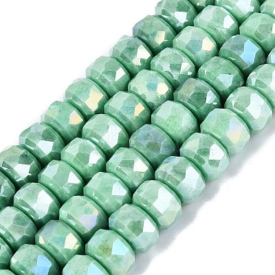 Anti-Tarnish Electroplate Glass Beads Strands GLAA-T025-10mm-11R-1