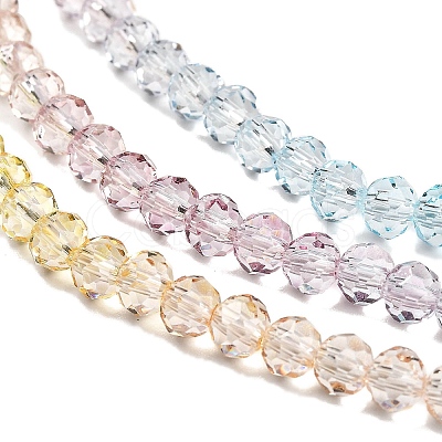 Transparent Painted Glass Beads Strands LS-DGLA-A034-T3mm-A15-1