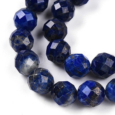 Natural Lapis Lazuli Beads Strands G-S345-8mm-24-1