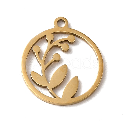 201 Stainless Steel Pendants LS-STAS-E211-03G-1