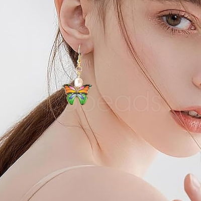 40Pcs Alloy Enamel Pendants ENAM-YW0005-25A-1