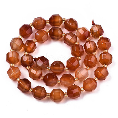 Natural Agate Beads Strands G-T131-82B-13-1