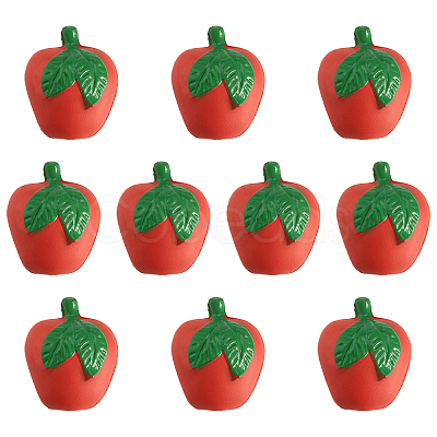 10Pcs Plastic Apple Toy KY-CA0001-55-1