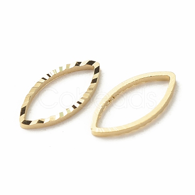 Brass Linking Rings KK-F831-016A-G-RS-1