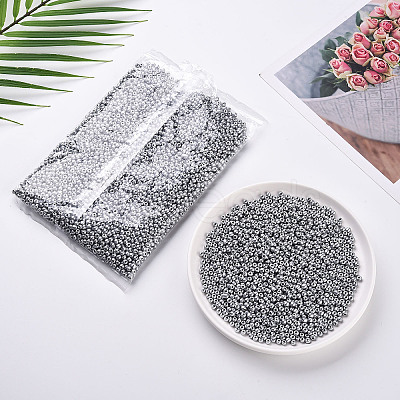 Baking Paint Glass Seed Beads SEED-S003-K29-1