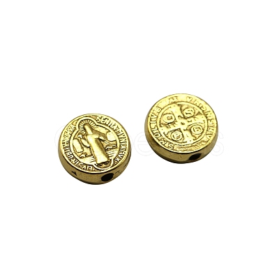 Tibetan Style Alloy Beads EAER-PW0001-153AG-1