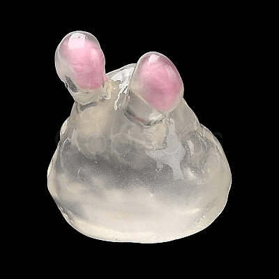 Luminous Resin Cute Little Rabbit Ornaments RESI-I054-01C-1