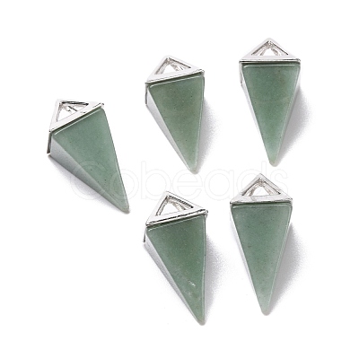 Natural Green Aventurine Pendants G-E577-01P-04-1