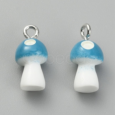 Opaque Resin Pendants RESI-CJC0012-16F-1