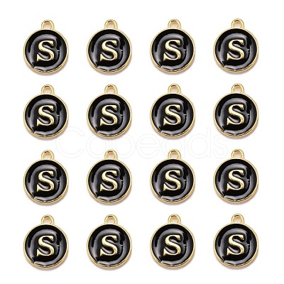 Golden Plated Alloy Charms ENAM-S118-02S-1