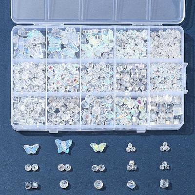 Electroplate Glass Beads Strands EGLA-FS0001-41-1