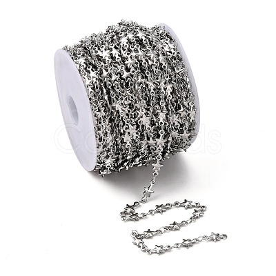Tarnish Resistant 304 Stainless Steel Link Chains CHS-K001-40-1