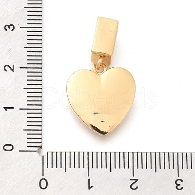 Brass Micro Pave Cubic Zirconia Pendants KK-S049-28G-02-1