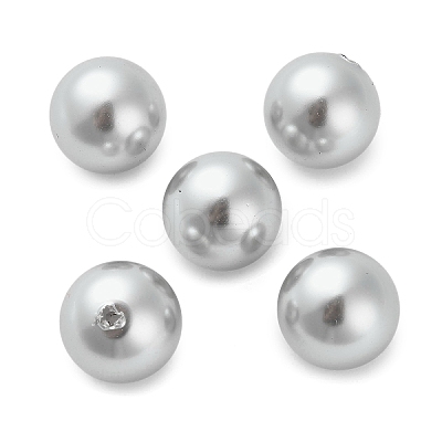 Baking Paint Pearlized Glass Pearl Round Beads HY-Q001-02C-1
