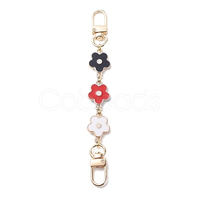 Flower Plastic Enamel Link Purse Short Chain FIND-JF00100-02-1