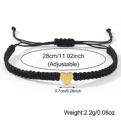 Stainless Steel Bead Braided Bead Bracelets AG0106-2-1