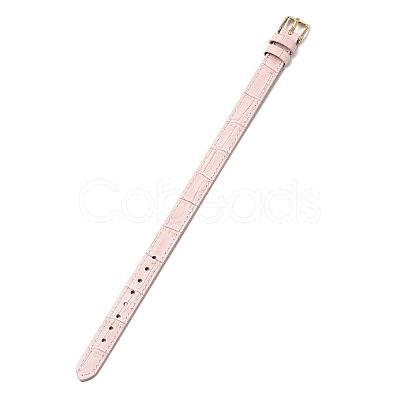 Imitation Leather String Bracelets with Stainless Steel Buckles AJEW-Z053-01J-1