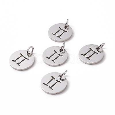 Non-Tarnish 304 Stainless Steel Charms STAS-Q201-T445-3S-1