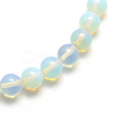 Opal Round Beads Strands G-O047-08-10mm-1