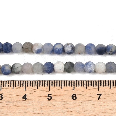 Natural Sodalite Beads Strands G-T106-211-1