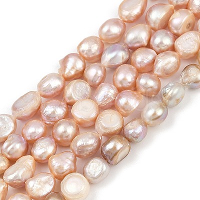 Natural Cultured Freshwater Pearl Beads Strands PEAR-P064-20K-01B-1