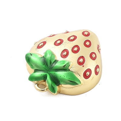 Brass Enamel Pendants KK-L228-36A-G-1