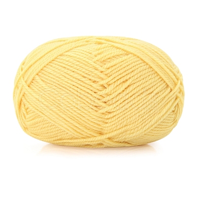 Mercerized Silk Wool Knitting Crochet Yarn PW-WGE3D48-23-1