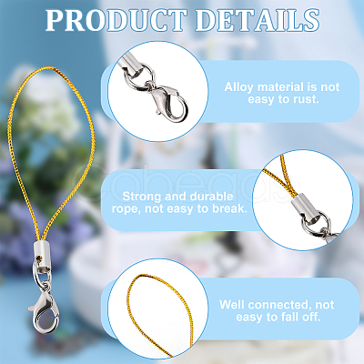 Polyester Cord Mobile Making Cord Loops AJEW-WH0504-56-1
