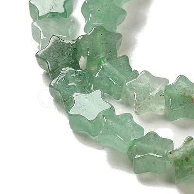 Natural Green Aventurine Beads Strands G-G085-B10-02-1