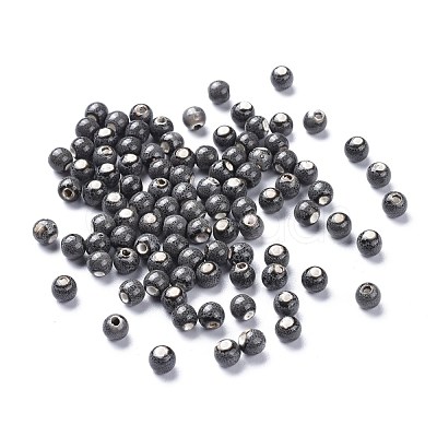 Fancy Antiqued Glazed Porcelain Beads PORC-M838-1-1