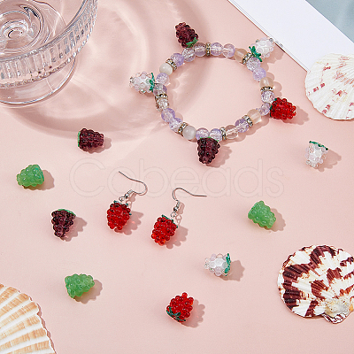 16Pcs 4 Styles Handmade Lampwork Beads LAMP-HS0001-21-1